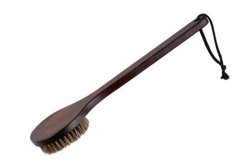 Rento dark bambu bath brush product picture, tumma bambu pesuharja tuotekuva