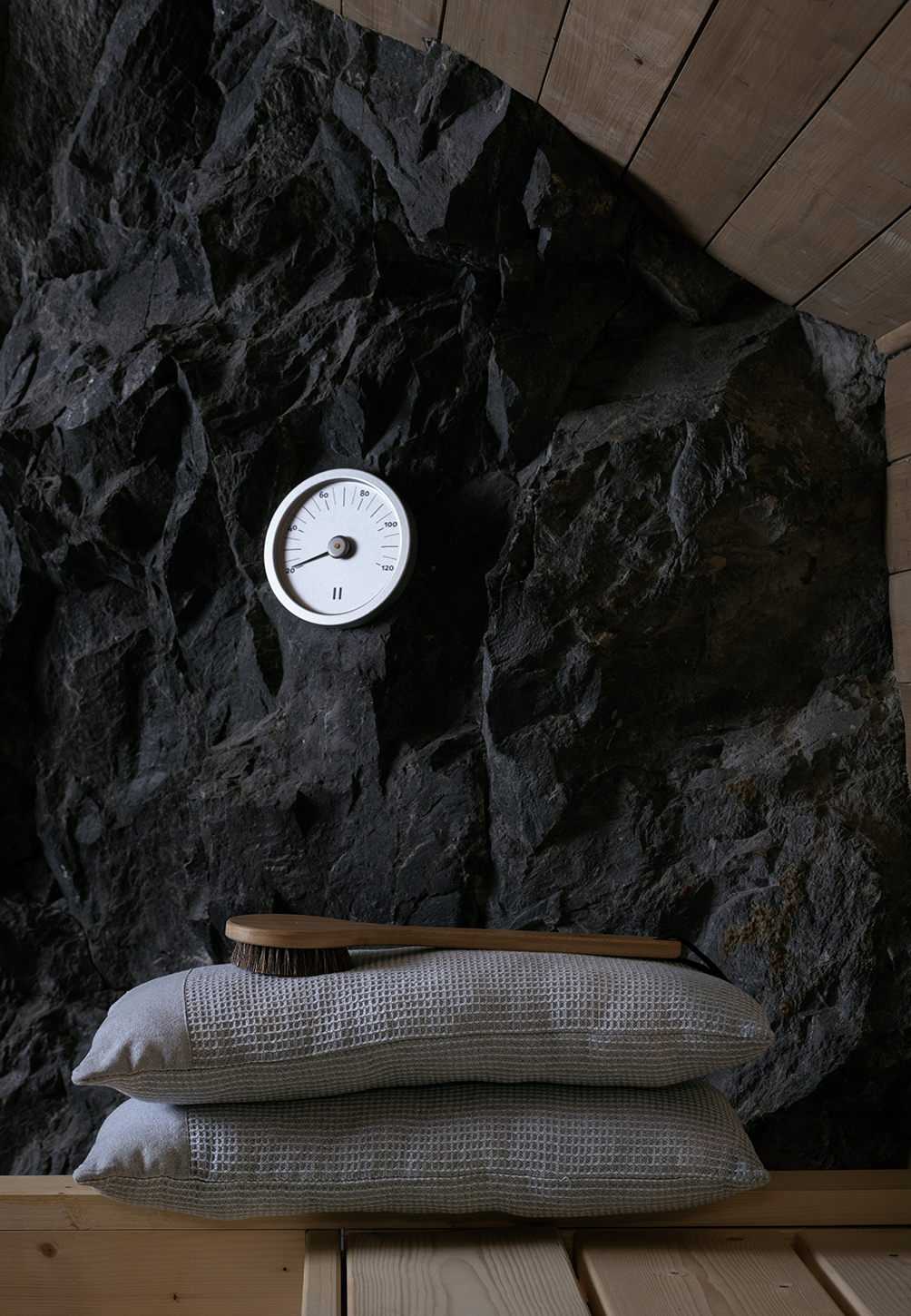 Kenno sauna cushion grey/white - Image 4