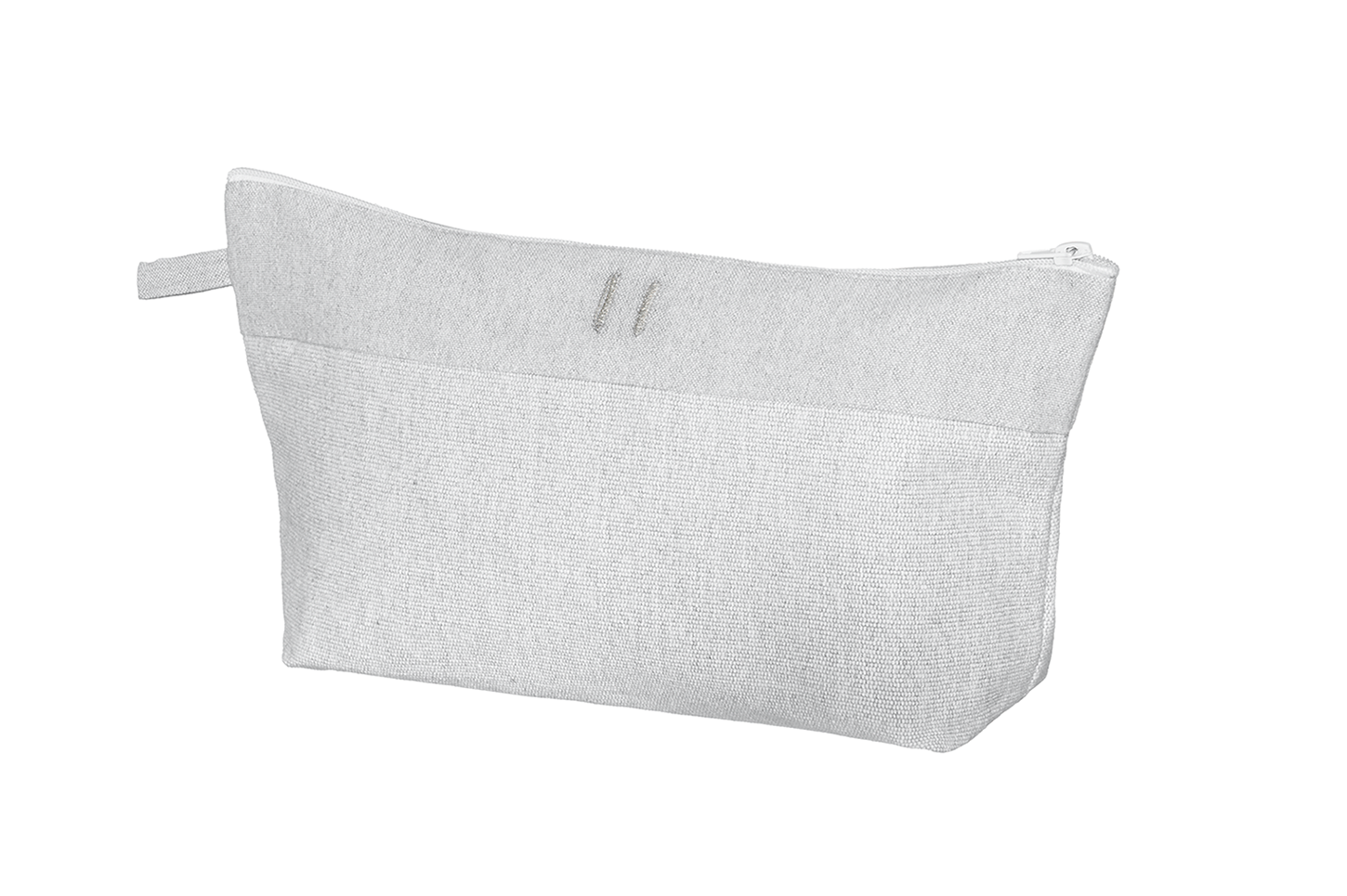 Cosmetic bag grey/white - Image 2