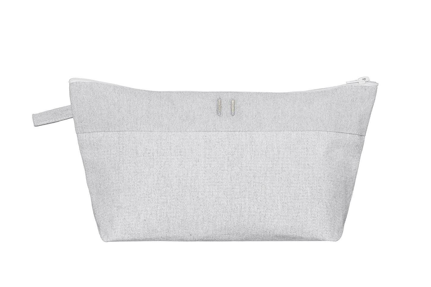 Cosmetic bag grey/white